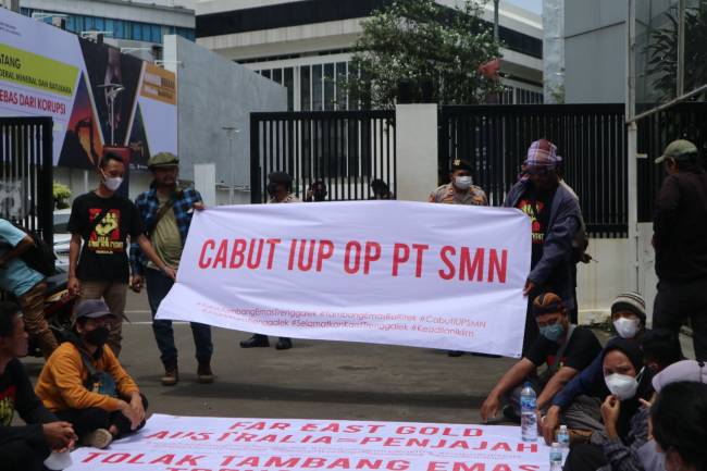Datang ke Jakarta, Warga Trenggalek Menolak Tambang Emas PT Sumber Mineral Nusantara