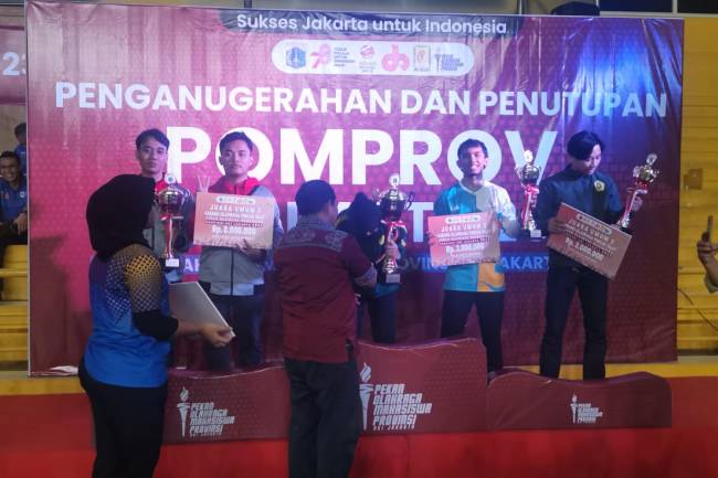 Ajang Pekan Olahraga Mahasiswa (POMProv) DKI Jakarta, UKM Pesilat Unindra Raih Emas