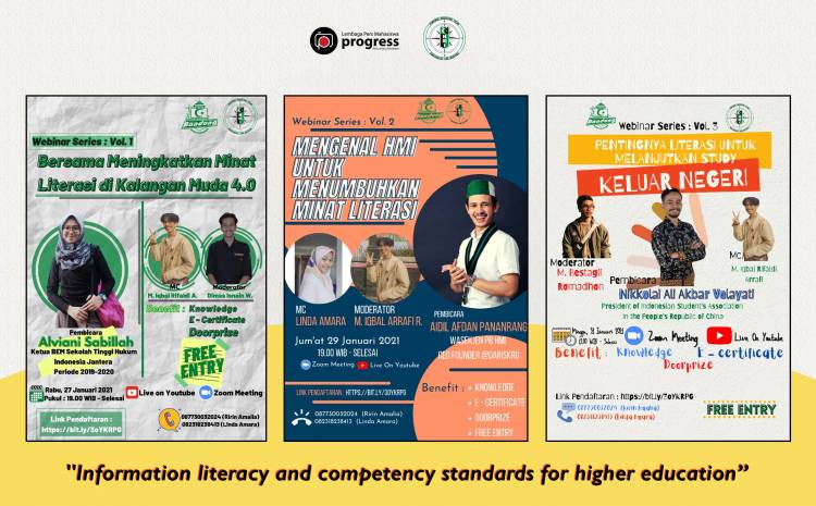 Webinar Series HMI Musthofa: Information Literacy and Competency Standards For Higher Education