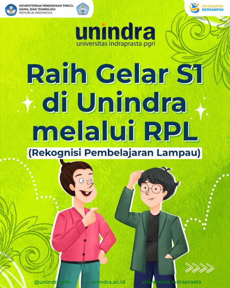 Jalur Cepat S1, Regulasi Penyetaraan Akademik Program Rekognisi Pembelajaran Lampau (RPL) Unindra